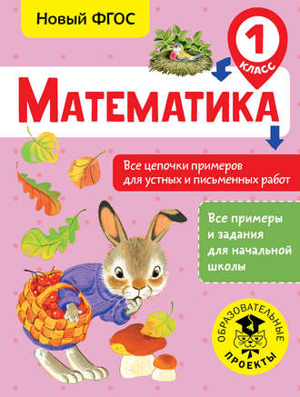 А. А. Кулаков. Математика. Все цепочки примеров для устных и письменных работ. 1 класс
