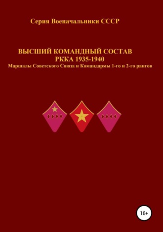 . Высший командный состав РККА 1935-1940 Маршалы Советского Союза и Командармы 1-го и 2-го рангов