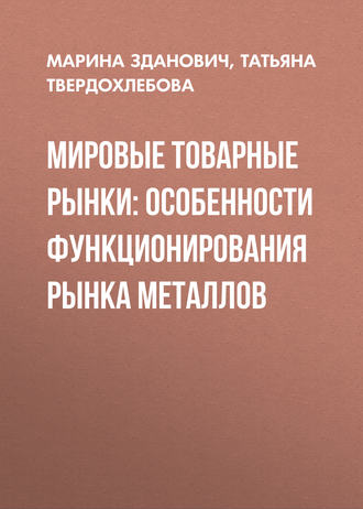 . Мировые товарные рынки: особенности функционирования рынка металлов
