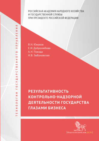 Е. И. Добролюбова. Результативность контрольно-надзорной деятельности государства глазами бизнеса