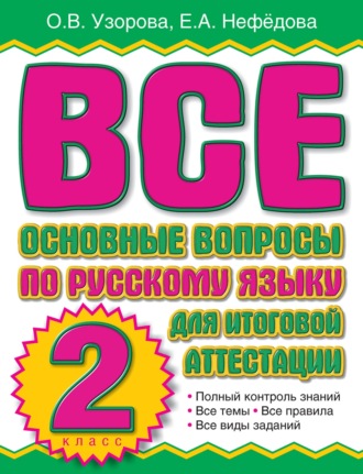 . Все основные вопросы по русскому языку для итоговой аттестации. 2 класс