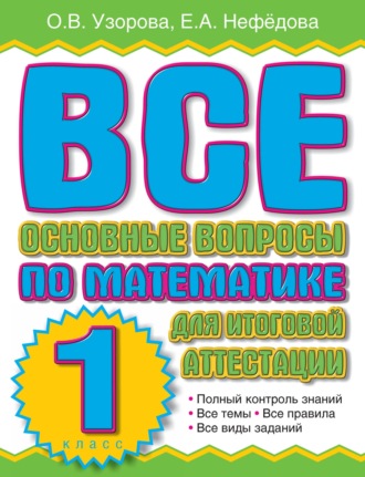 . Все основные вопросы по математике для итоговой аттестации. 1 класс
