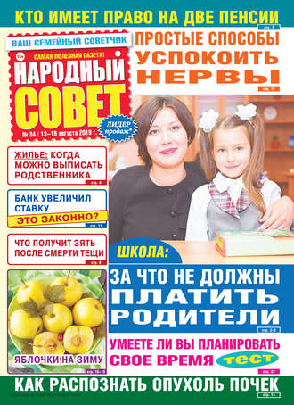 . Народный совет №34/2019