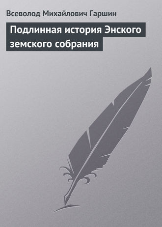 Всеволод Гаршин. Подлинная история Энского земского собрания