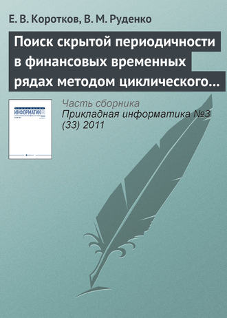 Е. В. Коротков. Поиск скрытой периодичности в финансовых временных рядах методом циклического разложения