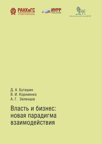 Д. А. Буташин. Власть и бизнес: новая парадигма взаимодействия