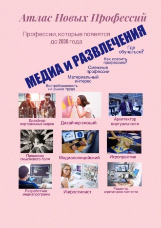 . Атлас новых профессий. Медиа и развлечения. Профессии, которые появятся до 2030 года