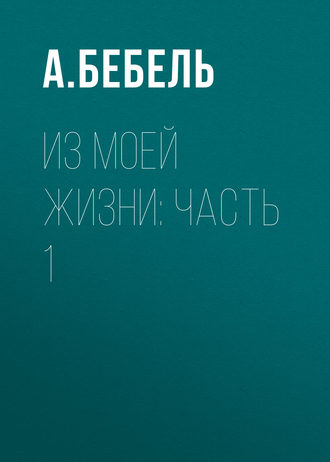 Август Бебель. Из моей жизни: Часть 1