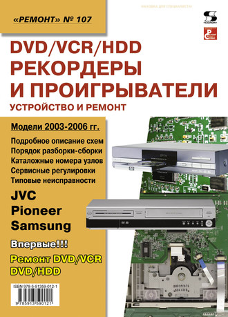 . DVD/VCR/HDD-рекордеры и проигрыватели. Устройство и ремонт
