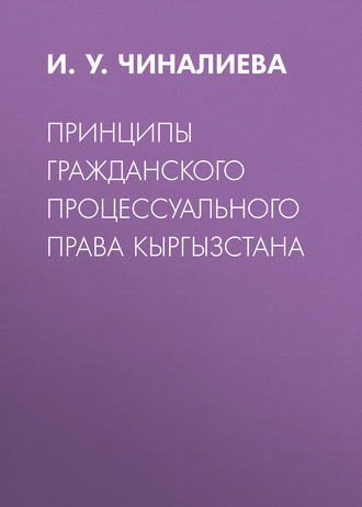 . Принципы гражданского процессуального права Кыргызстана