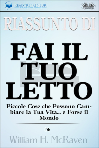 . Riassunto Di Fai Il Tuo Letto