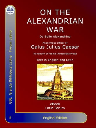 Andrea Pietro Cornalba. On The Alexandrian War