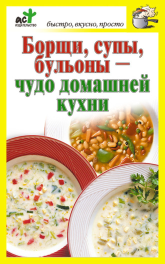 . Борщи, супы, бульоны – чудо домашней кухни
