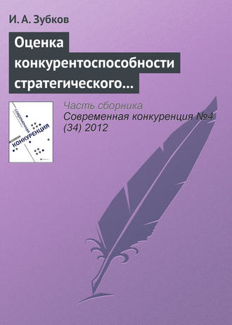 . Оценка конкурентоспособности стратегического управления в российских хоккейных клубах