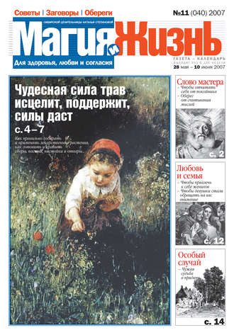. Магия и жизнь. Газета сибирской целительницы Натальи Степановой №11 (40) 2007