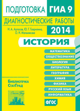 . История. Подготовка к ГИА в 2014 году. Диагностические работы