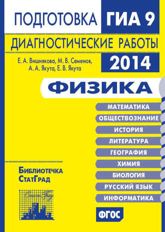. Физика. Подготовка к ГИА в 2014 году. Диагностические работы