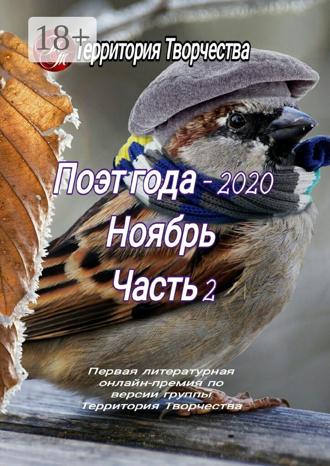 Валентина Спирина. Поэт года – 2020. Ноябрь. Часть 2. Первая литературная онлайн-премия по версии группы Территория Творчества