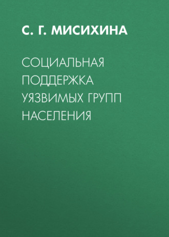С. Г. Мисихина. Социальная поддержка уязвимых групп населения