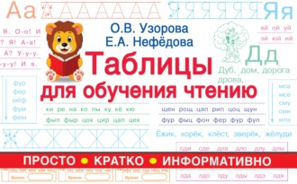 . Таблицы для обучения чтению