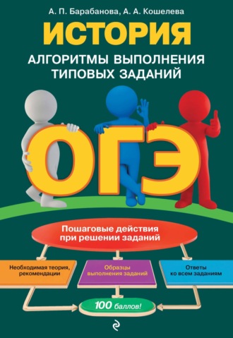 . ОГЭ. История. Алгоритмы выполнения типовых заданий