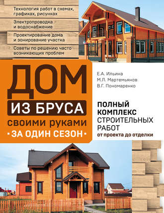 . Дом из бруса своими руками за один сезон. Полный комплекс строительных работ от проекта до отделки