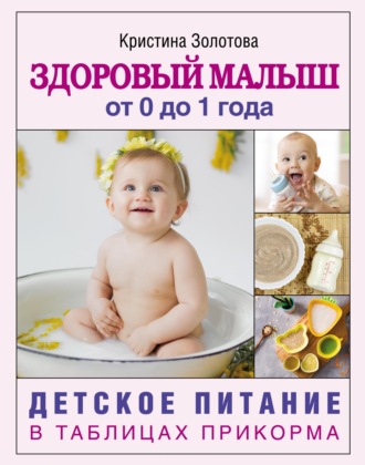 Кристина Золотова. Здоровый малыш от 0 до 1 года. Детское питание в таблицах прикорма