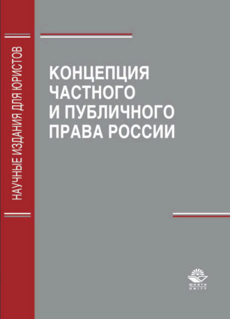 . Концепция частного и публичного права России