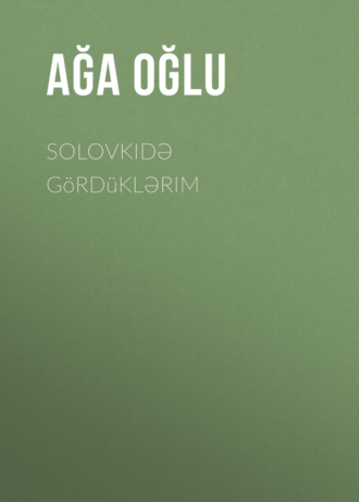 . Solovkidə gördüklərim