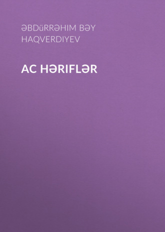 . Ac həriflər