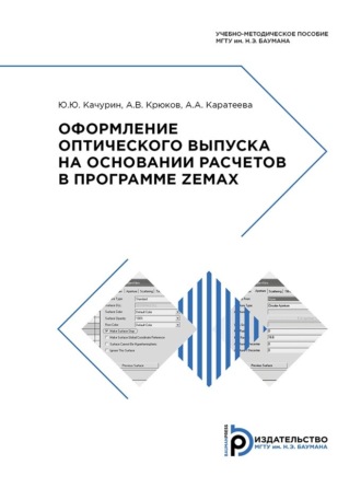 А. А. Каратеева. Оформление оптического выпуска на основании расчетов в программе ZEMAX