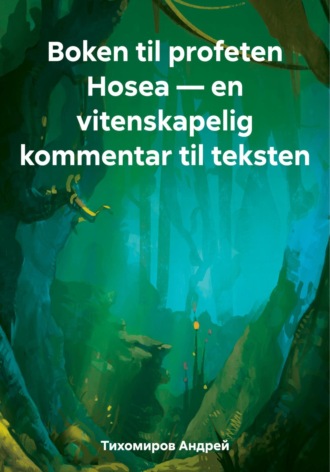 Андрей Тихомиров. Boken til profeten Hosea – en vitenskapelig kommentar til teksten