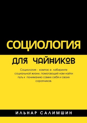 Ильнар Салимшин. Социология для чайников