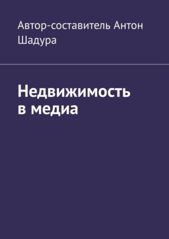 Антон Анатольевич Шадура. Недвижимость в медиа