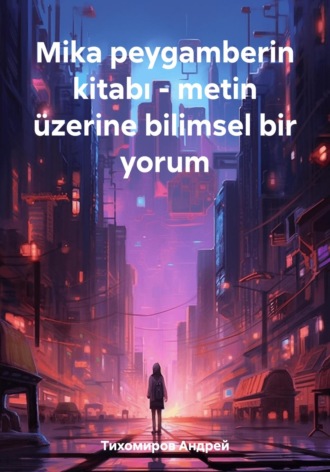 Андрей Тихомиров. Mika peygamberin kitabı – metin üzerine bilimsel bir yorum