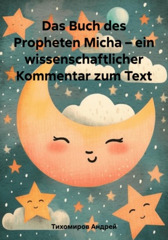 Андрей Тихомиров. Das Buch des Propheten Micha – ein wissenschaftlicher Kommentar zum Text