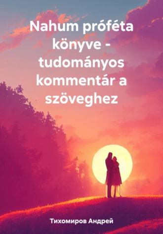 Андрей Тихомиров. Nahum próféta könyve – tudományos kommentár a szöveghez