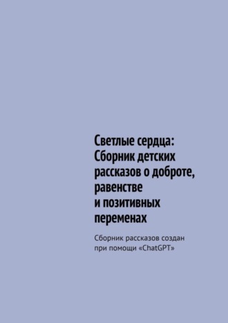 Руслан Борисович Трайгель. Светлые сердца: Сборник детских рассказов о доброте, равенстве и позитивных переменах. Сборник рассказов создан при помощи «ChatGPT»