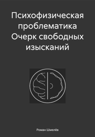 Роман Сергеевич Шмелёв. Психофизическая проблематика Очерк свободных изысканий