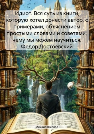 . Идиот. Вся суть из книги, которую хотел донести автор, с примерами, объяснением простыми словами и советами, чему мы можем научиться. Федор Достоевский