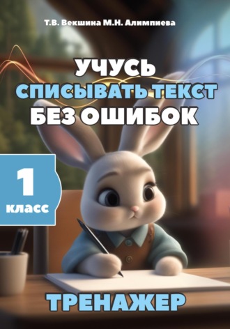 Татьяна Векшина. Учусь списывать текст без ошибок. Тренажёр. 1 класс