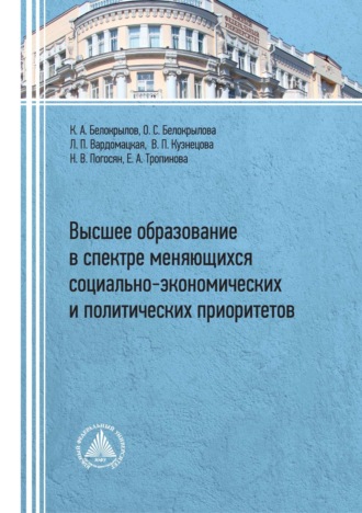 Коллектив авторов. Высшее образование в спектре меняющихся социально-экономических и политических приоритетов