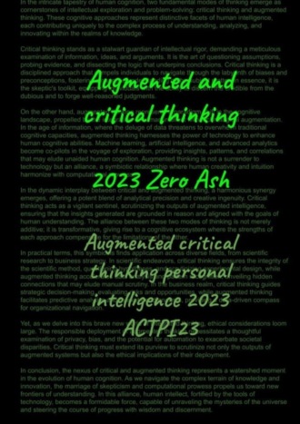 . Augmented and critical thinking