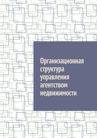 Антон Анатольевич Шадура. Организационная структура управления агентством недвижимости
