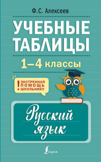 Ф. С. Алексеев. Учебные таблицы. Русский язык. 1-4 классы