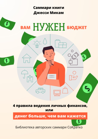 . Саммари книги Джесси Микам «Вам нужен бюджет. 4 правила ведения финансов или Денег больше, чем вам кажется»