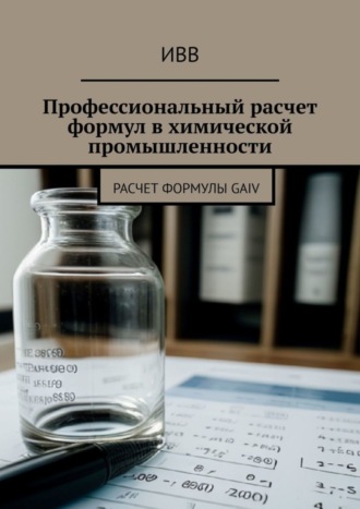 . Профессиональный расчет формул в химической промышленности. Расчет формулы GAIV