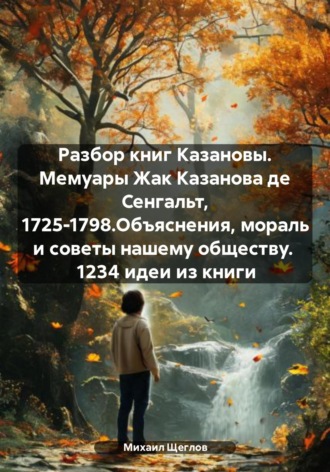 . Разбор книг Казановы. Мемуары Жак Казанова де Сенгальт, 1725-1798.Объяснения, мораль и советы нашему обществу. 1234 идеи из книги