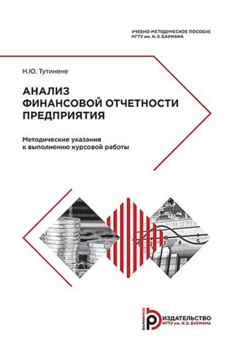 Надежда Тутинене. Анализ финансовой отчетности предприятия. Методические указания к выполнению курсовой работы