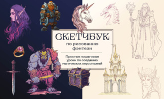 . Скетчбук по рисованию фэнтези. Простые пошаговые уроки по созданию магических персонажей